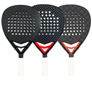 Pala de Pádel de carbono de 18 quilates lista para enviar, pala de Pádel Premium con diamante profesional avanzado con material de red de poliéster - Product Image 1