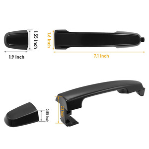 Maniglia Esterna per <span class=keywords><strong>Toyota</strong></span> Hilux Vigo 2005-2015, Nera, Ricambio Codice 69211-AA010 69211-AA020 - Product Image 2