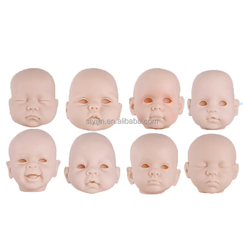 High quality Rubber Dolls Toy Head Mini Man Vinyl Hand Boy Only Diy Body Bdj Without Face Craft Doll Heads