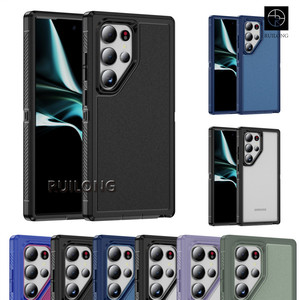 โปร่งใสTPU PC 2 ใน 1 เคสโทรศัพท์กันกระแทกสําหรับ<span class=keywords><strong>Samsung</strong></span> Galaxy S24 Ultra S23 FE S22 PLUS A14 A34 A54 A15 <span class=keywords><strong>5G</strong></span> - Product Image 1