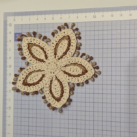 Applique florale en crochet de coton faite à la main, motif brodé en dentelle pour vêtements, sacs, accessoires, couture et décoration