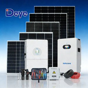 Système d'énergie solaire domestique Sunwave avec panneaux solaires haute efficacité, onduleurs et stockage de batteries murales haute performance - Product Image 1