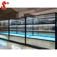 Meubles d'intérieur pour boutique de téléphonie mobile sur mesure, vitrine d'exposition d'accessoires pour téléphones portables, présentoir mural en verre, présentoir de vente au détail