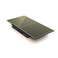 360 °   Traqueur solaire double axe à suivi complet pour toit de véhicule, en alliage d'aluminium léger, pour camping-car, fourgonnette, utilisation hors réseau et mobile
