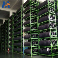 Mracking Chine Racks à palettes empilables à usage intensif Fabricant de racks à palettes portatifs en vente Rack à empiler les pneus de voiture