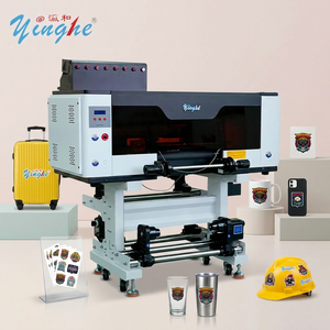 Impresora UV DTF Directa de Fábrica, Impresora de Adhesivos de Película AB Yinghe de 30 cm, Impresora de Logotipos para Envases de Cosméticos, Impresión de Calcomanías con Tinta UV - Product Image 1