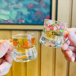แก้วช็อตแก้วใส่น้ำพร้อมรูปลอกผลไม้สำหรับเก็บเกี่ยวน้ำผลไม้อุปกรณ์ดื่มสำหรับใช้ในครัวเรือนของตกแต่งฟาร์ม - Product Image 2