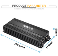 Tout nouvel amplificateur Audio de voiture Compact 4 canaux CLASSE D 200MV - 6V Mini amplificateur Audio de voiture