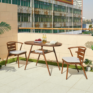 <strong>Rattan</strong> <strong>Patio</strong> <strong>Furniture</strong> Garden Set Cafe Dining Room Table and Chairs Terrace <strong>Furnitures</strong> - Product Image 3