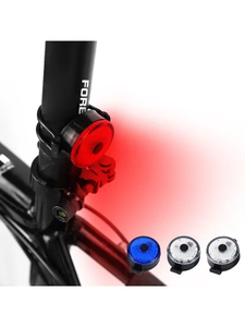 Vente en gros de feux arrière de vélo Cob rouges à haute visibilité, rechargeables par USB, forme ronde, accessoire de sécurité multifonctionnel - Product Image 3