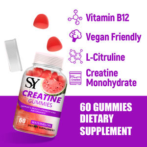 Odm oem creatine monohydrate gummies ויטמין b12 תמיכה צמיחה שריר עוזר להגביר את כוח, משפר את החניכיים התאוששות שרירים - Product Image 3