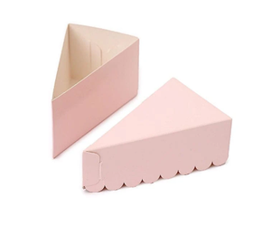 Diseño de logotipo personalizado Desechable Biodegradable Eco Friendly Take Away Paper <span class=keywords><strong>Tiramisu</strong></span> Slice Cake Caja de embalaje - Product Image 1