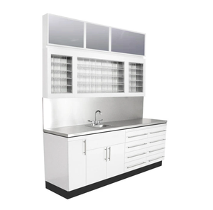 Lemari Penyimpanan Pewarna Rambut Modern dengan Panel Kayu dan Dua Wastafel untuk <span class=keywords><strong>Salon</strong></span> Rambut - Product Image 6