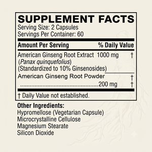 Capsules d'extrait de ginseng américain OEM ODM 1200mg, 120 unités, en vrac, marque privée, complément alimentaire - Product Image 4