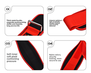 Réglable plusieurs couleurs Heavy Duty Nylon Bodybuilding Sports Gym <span class=keywords><strong>Ceinture</strong></span> d'haltérophilie pour Fitness Cross Training - Product Image 4