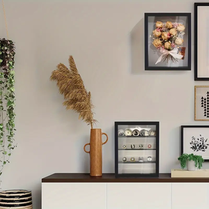 Tùy chỉnh 5x5 bóng hộp khung gỗ vuông chưa hoàn thành gỗ bóng hộp khung và hộp Bóng khung gỗ - Product Image 3