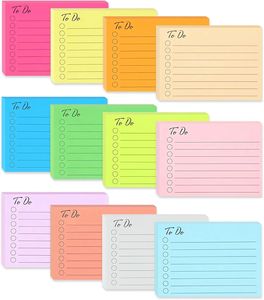 Sticky <strong>Note</strong> Message <strong>Note</strong> To DO Planner Fluorescent Paper Notepad Self-adhesive Decorative Sticker Customizable LOGO - Product Image 1