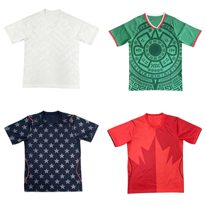 Maillots <span class=keywords><strong>de</strong></span> football américain 2026-27 en version thaïlandaise <span class=keywords><strong>de</strong></span> qualité supérieure pour les équipes du Mexique et des États-Unis, 100 % polyester, vente en gros, prix abordable - Product Image 6