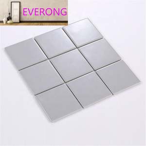 Carreaux de céramique <span class=keywords><strong>gris</strong></span> blanc rouge glacés mat 12x12 Carreaux de porcelaine pour salle de bain Carreaux de mur de style métro - Product Image 4