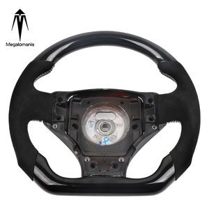 Volant de course <span class=keywords><strong>Aston</strong></span> <span class=keywords><strong>Martin</strong></span> DBX DB5 DB6 <span class=keywords><strong>DB7</strong></span> DB11 DB9 V8 personnalisé en Alcantara et fibre de carbone, convertible - Product Image 4