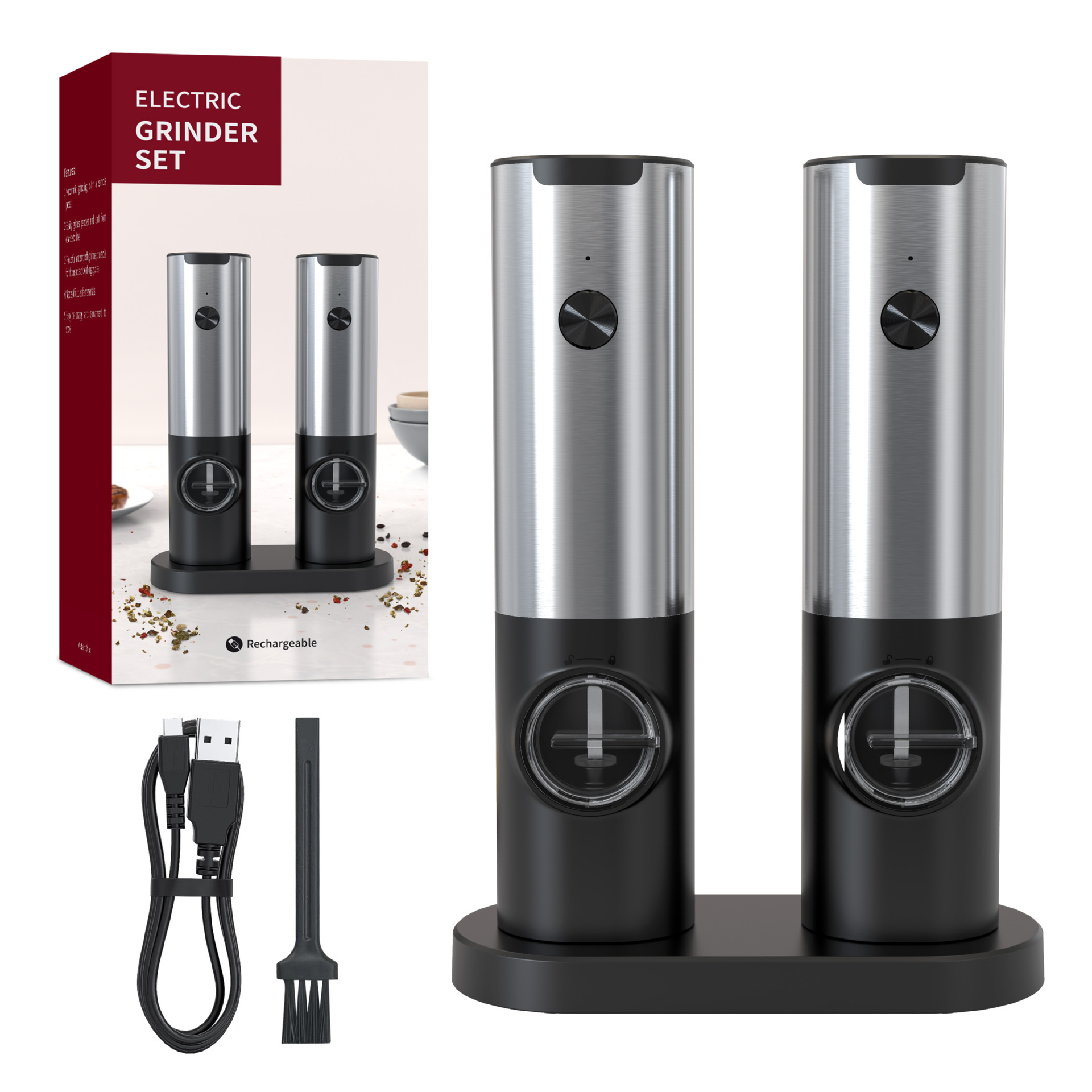 Ensemble de base 2 pièces - Modèle de chargement USB 17c