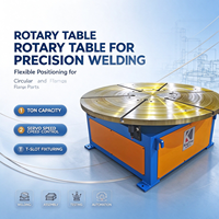 Table rotative de soudage robuste, grande table tournante de sol pour le soudage de tuyaux et de brides