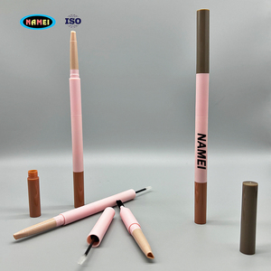Vente en gros de crayons à <span class=keywords><strong>sourcils</strong></span> imprimés avec logo 3 en un tube de crayons à <span class=keywords><strong>sourcils</strong></span> + pinceaux personnalisés conteneur de stylos à <span class=keywords><strong>sourcils</strong></span> - Product Image 1