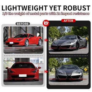 Nuevo Parachoques Delantero de Fibra de Carbono Estilo MSY para Ferrari 458, Piezas de Auto para Mejora de Rendimiento - Product Image 2