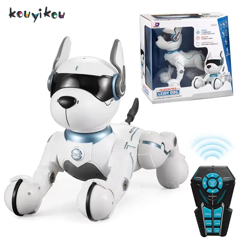 Kouyikou high quality remote control voice intelligent programming robot dog smart electronic roboter for kid