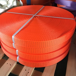 래칫 타이 다운 트럭화물 래싱 스트랩 벨트 용 폴리에스터 웨빙 슬링 폴리에스터 웨빙 - Product Image 1