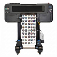 Impresora UV de TPU tamaño A3 de gran venta, 2 cabezales I1600, impresora de rollo de película de TPU, impresora UV de etiquetas estereoscópicas 3D para prendas de vestir