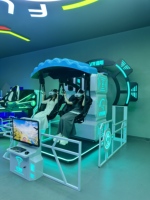 Simulador de Paracaidismo VR para Dos Jugadores, Máquina de Paracaidismo de Realidad Virtual 9D, Equipo de Experiencia de Vuelo para Parques de Diversiones