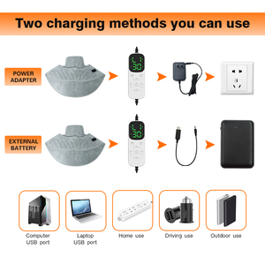 Alat Terapi Cahaya Merah 660nm&850nm untuk Bahu dan Leher, Perangkat Terapi Cahaya Merah Portabel dengan Pemanas - Product Image 4