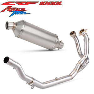 Système d'échappement CRF1000L pour <span class=keywords><strong>Honda</strong></span> <span class=keywords><strong>Africa</strong></span> <span class=keywords><strong>Twin</strong></span> / Adventure Sports 2016-2019, échappements de moto, collecteurs, tube, silencieux Raid <span class=keywords><strong>Rally</strong></span> - Product Image 1