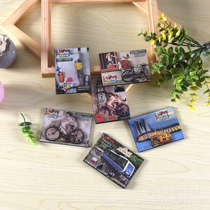 Recuerdos Turísticos Nacionales, Imanes de Madera para Refrigerador con Resina Epoxi, Regalos Promocionales y Publicitarios Creativos, Decoración del Hogar - Product Image 3