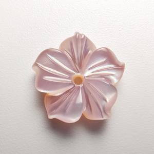 เงาสวยขัดสีชมพู MOP F6 6-20Mm ดอกไม้รูปหลวมอัญมณีสำหรับออกแบบ - Product Image 5