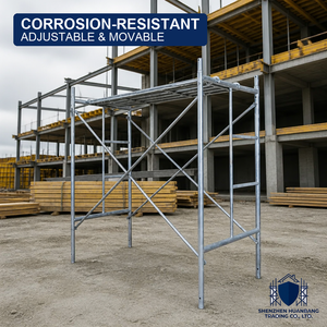 Verstellbare Bewegliche Aluminium-Stahl-Gerüstplattform Moderne Hochfeste Korrosionsbeständige 500kg Tragfähigkeit Lager Werkstatt - Product Image 3