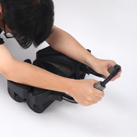 FDFIT Roue abdominale transfrontalière avec support coudes 4/6 points, à retour automatique et fonction de comptage, pour usage domestique et entraînement de base en intérieur