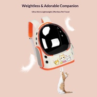 Sac à dos de transport pour animaux de compagnie en tissu Oxford grande capacité pour voyages et sorties, capacité de 7 kg, design de dessin animé, fournitures pour animaux de compagnie, chat