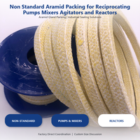 Packing Aramid Non-Standar untuk Pompa Bolak-Balik, Mixer, Agitator, dan Reaktor