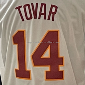 Jersey de Béisbol Blanco de la Mejor Calidad, Cosido, Listo para Enviar, Salvador Pérez Venezuela, Clásico Mundial de Béisbol 2026 - Product Image 4