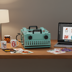 Máquina de Prensa de Calor para Tazas de 2 Estaciones, 11 Tazas de 30 oz, Sublimación Manual, Uso Doméstico - Product Image 2