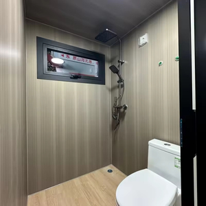 लक्जरी विस्तार कंटेनर घर 20 फीट मध्य शताब्दी के साथ आधुनिक प्रीफैब घर रसोई बाथरूम कार्यालय भवन और बेडरूम - Product Image 6