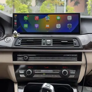 راديو سيارة أندرويد 13 بشاشة 14.9 بوصة لسيارة BMW 5 Series F10 2011-2017 NBT EVO مزود بنظام تحديد المواقع مشغل سيارة ستريو متعدد الوسائط مزود بشاشة QLED بدقة 4K