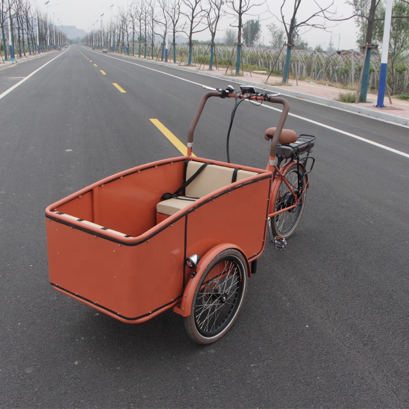 人力車車輪 電動三輪人力車2人乗りアーバン自転車貨物三輪車オランダ自転車