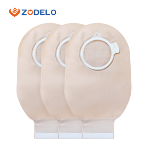 Zodolo pasokan pabrik kulit nyaman dua bagian kontrol bau kantong dapat dikeringkan kantung Stoma kolostomi untuk perawatan Stoma - Product Image 1