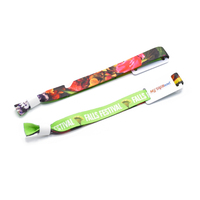 Bracelet de festival RFID NFC 13.56MHz avec logo personnalisé pour paiement sans espèces