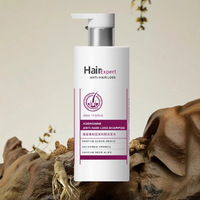 Shampooing Raffermissant Double Peptide pour Femmes Traitement Anti-Chute Fortifiant les Racines des Cheveux Nettoyage en Profondeur Soin du Cuir Chevelu