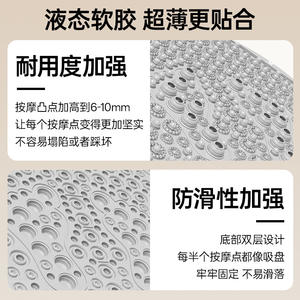 แผ่นนวดเท้า Climash ขนาด 75x45 ซม. แผ่นซิลิโคนนุ่มสำหรับกดจุดฝ่าเท้า ใช้ในบ้าน - Product Image 3