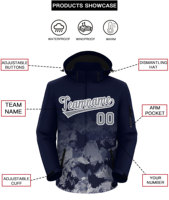 Veste universitaire d'hiver personnalisée de haute qualité, best-seller, décontractée, imperméable, softshell, pour hommes, grandes tailles, en coton tricoté, directement de l'usine